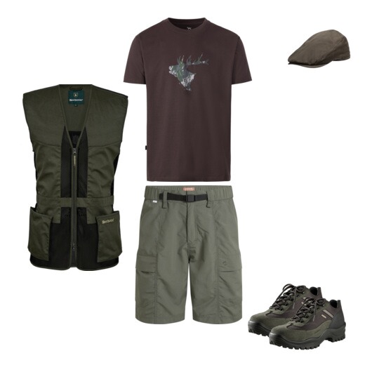 Ihr British Hunting Look, neu gedacht für kurze Hosen.
