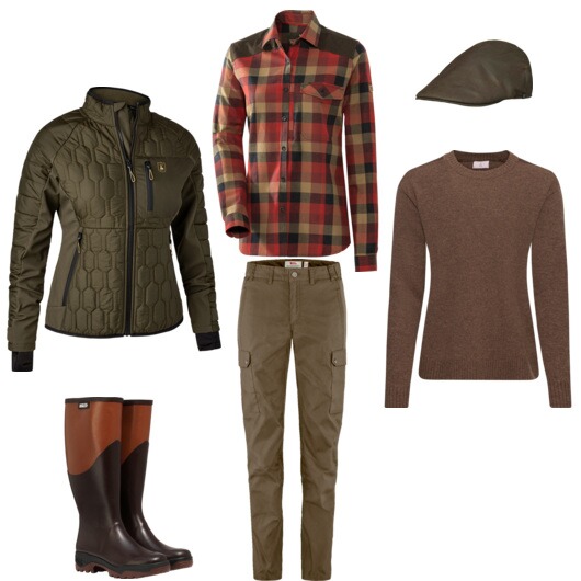 Genieße die Jagdsaison in einem modischen Look.