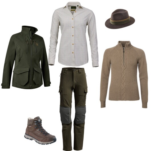Robuste und feminine Looks für unvergessliche Erlebnisse in der Natur.