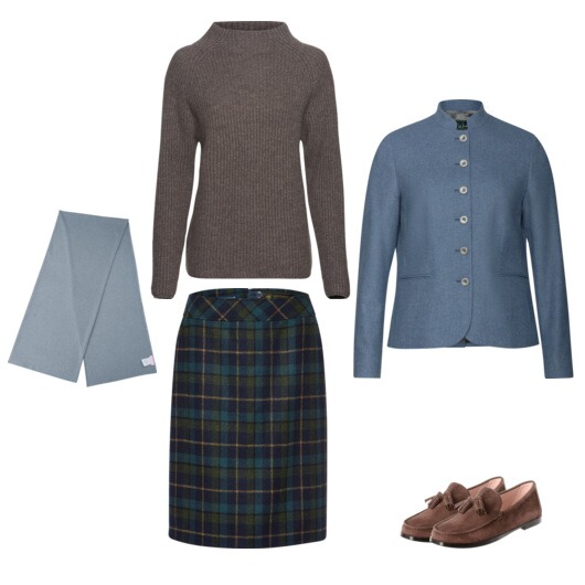 Designer-Kontraste im Winter! Blau und Schlamm im Fokus.