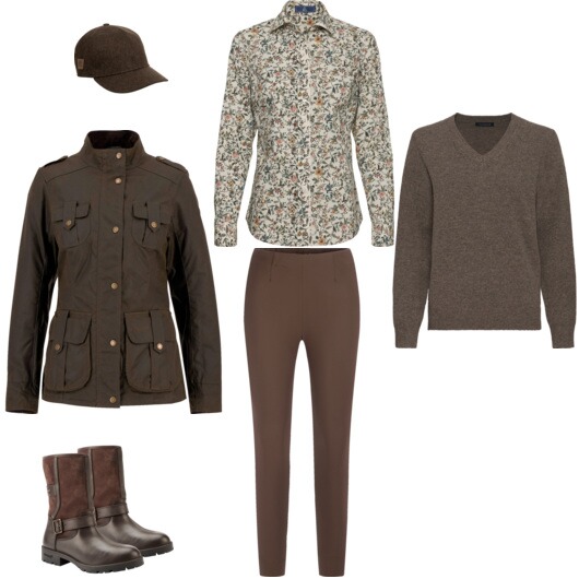 Klassisch wetterfest: Der Noble Field Look!