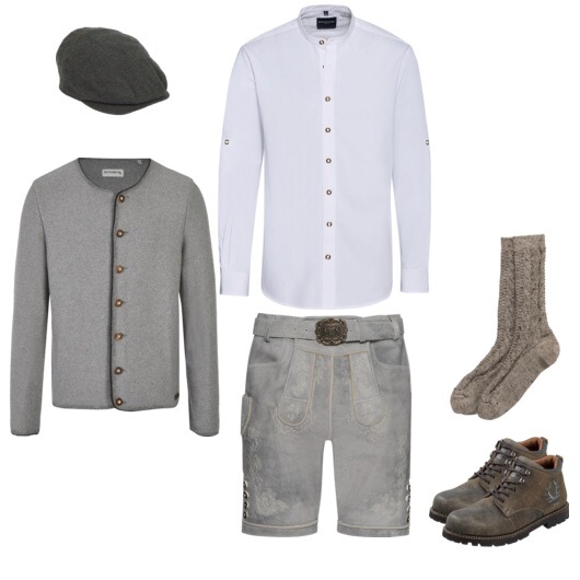 Mausgrau-chic! Alles andere als ein langweiliger Look.