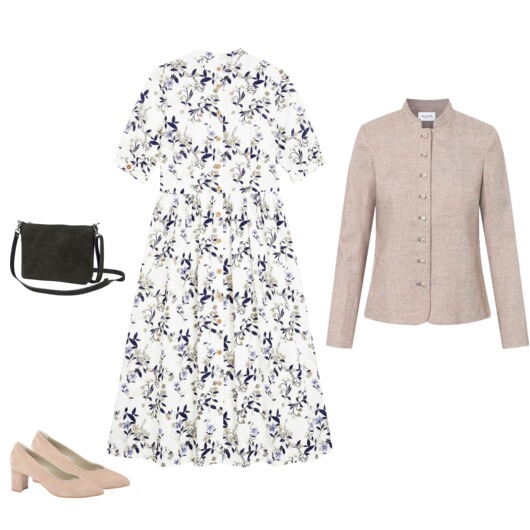 Dein Outfit mit Kleid und Janker.
