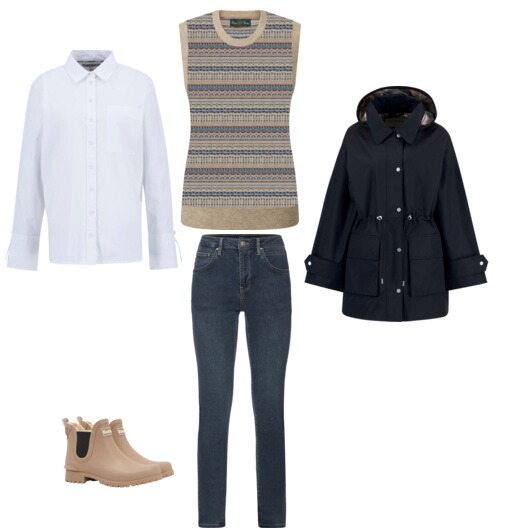 Stilvoll durch jedes Wetter! Mit diesen Teilen bist du bestens für die wechselhaften Tage gerüstet.