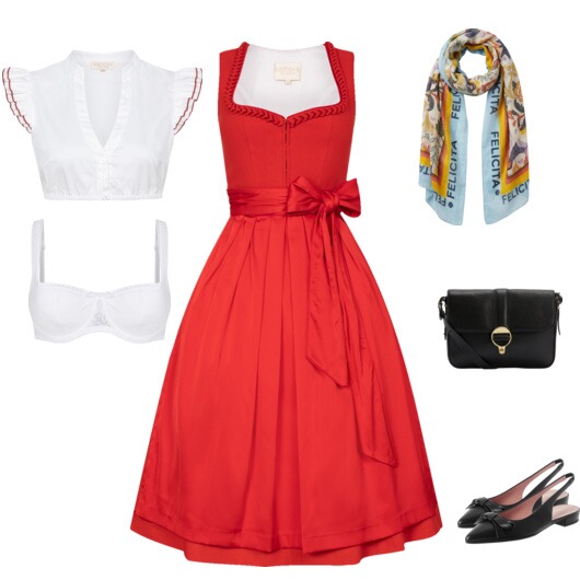 Ein Dirndl-Auftritt mit dem perfekten Detail-Match.