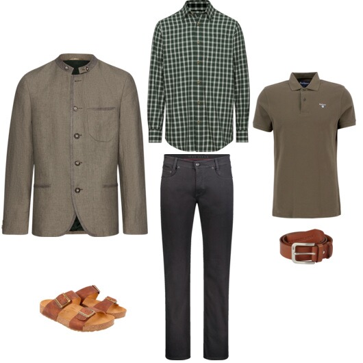 Stilsicher im Landhaus-Look mit Hemd oder Polo.