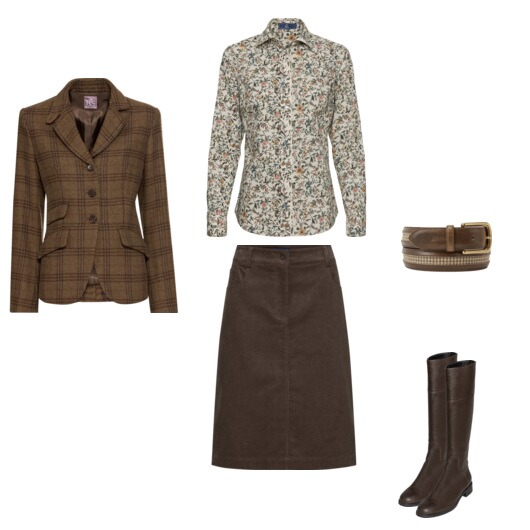Der britische Country-Chic neu kombiniert.