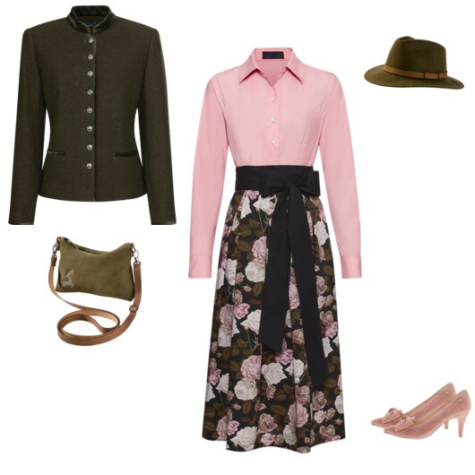 Der exklusive Designer-Mix in Olive-Rosa.