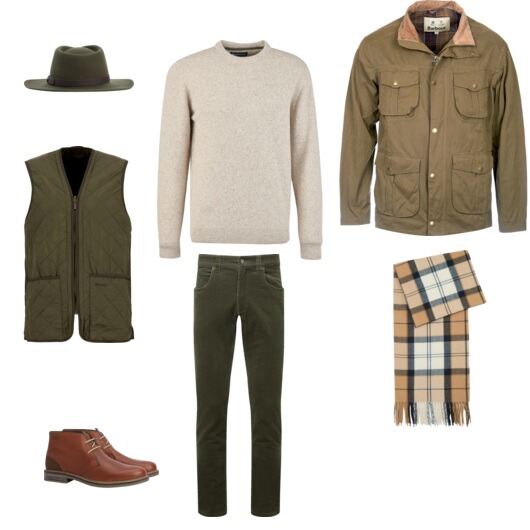 Herbstliche Wärme! Ein Barbour Look in sanften Farben
