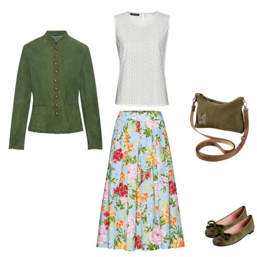 Ein Eigenmarken-Sommeroutfit.