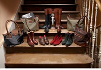 Velours-Stiefelette