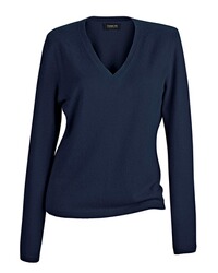 Cashmere-V-Pullover