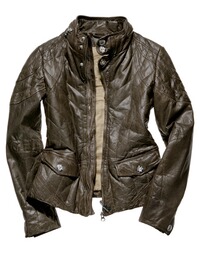 Lederjacke