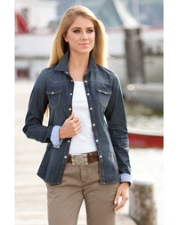 Jeansbluse
