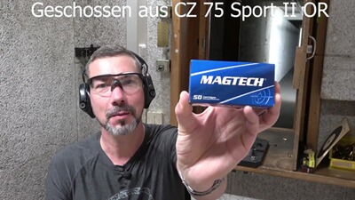 9 mm Luger JSP-Flat 6,2g/95grs., Magtech