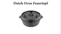 Dutch oven fire pot with feet, Petromax