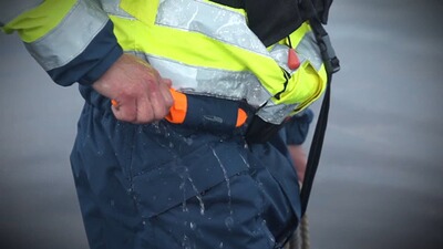 Couteau Couteau Flottant SRT His-Vis Orange, Morakniv