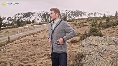 Strickjacke mit Kapuze , REITMAYER