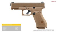 Airsoft Pistole 19X Coyote GBB, Glock