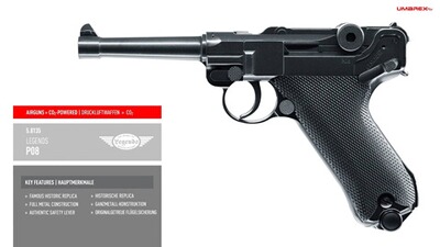 CO2 Pistole P08, Legends