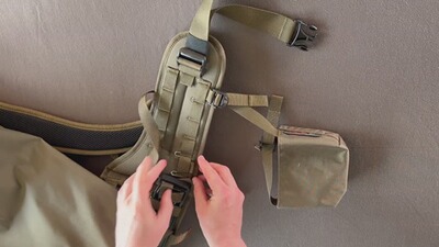 Lastenkraxe DL70 Wildtragegestell, Vorn