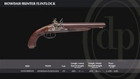 Vorderlader Pistole Howdah Hunter, Davide Pedersoli