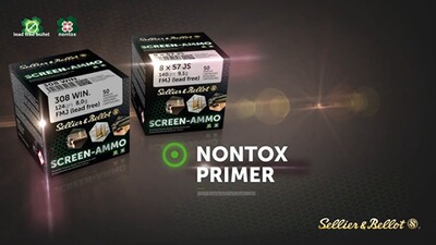 6,5x55 Screen-Ammo SCR Zink 6,5g/100grs., Sellier & Bellot