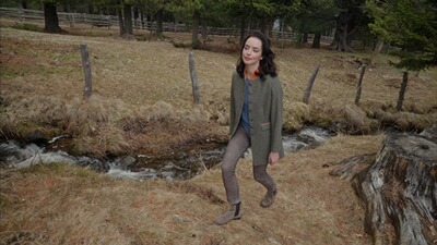 Tweed-Gehrock mit Samtdetails, REITMAYER