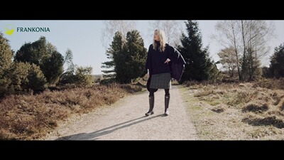 Strickponcho mit Rollkragen, HIGHMOOR