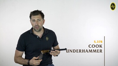 Vorderlader Pistole Cook Unterhammer, Davide Pedersoli