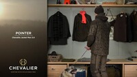 Veste Pointer, olive avec imprimé, taille M, Chevalier