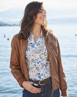 Nappa leather jacket, Brigitte von Schönfels