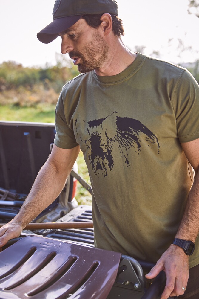 T-Shirt Keiler-Print, Parforce Essential