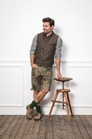 Kurze Lederhose mit Gürtel, Almsach