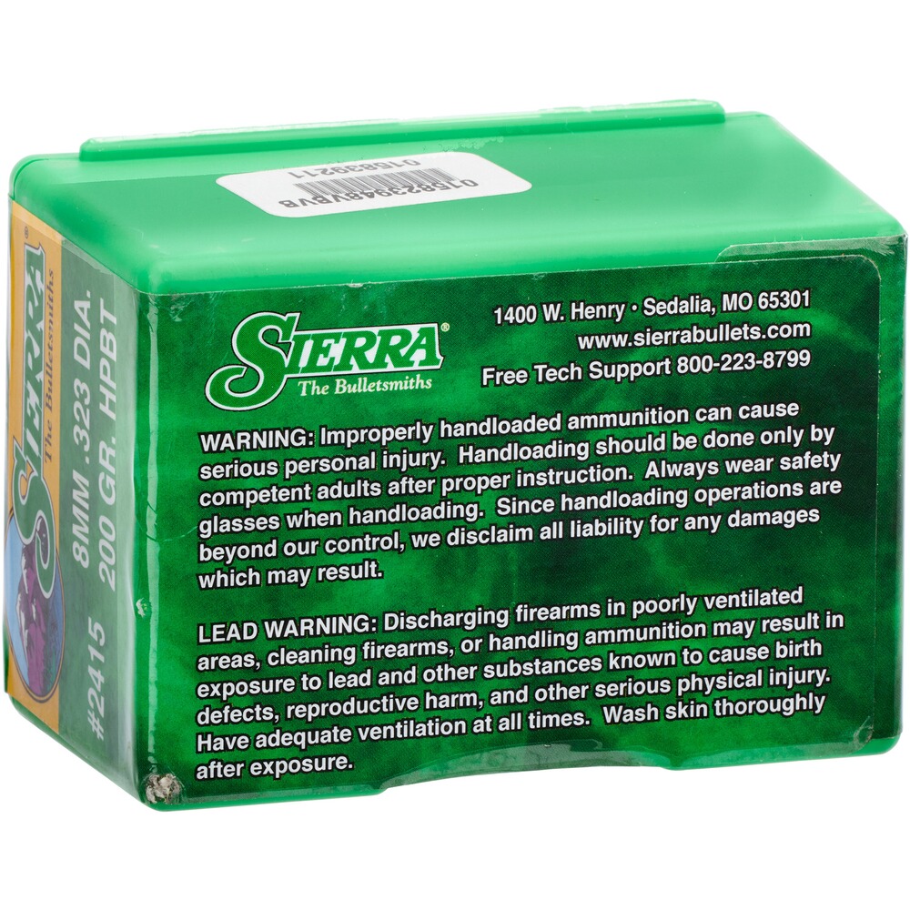 Geschosse .323 13,0g/200grs. HPBT, Sierra