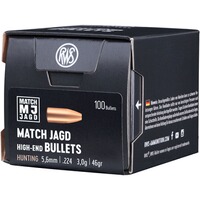 Balles .224 3,0 g/46 grs. MJ/SG, RWS