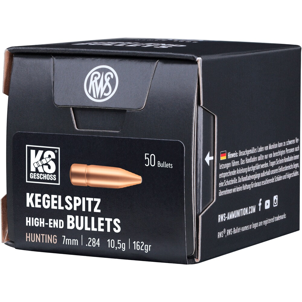 Geschosse .284 10,5g/162grs. KS