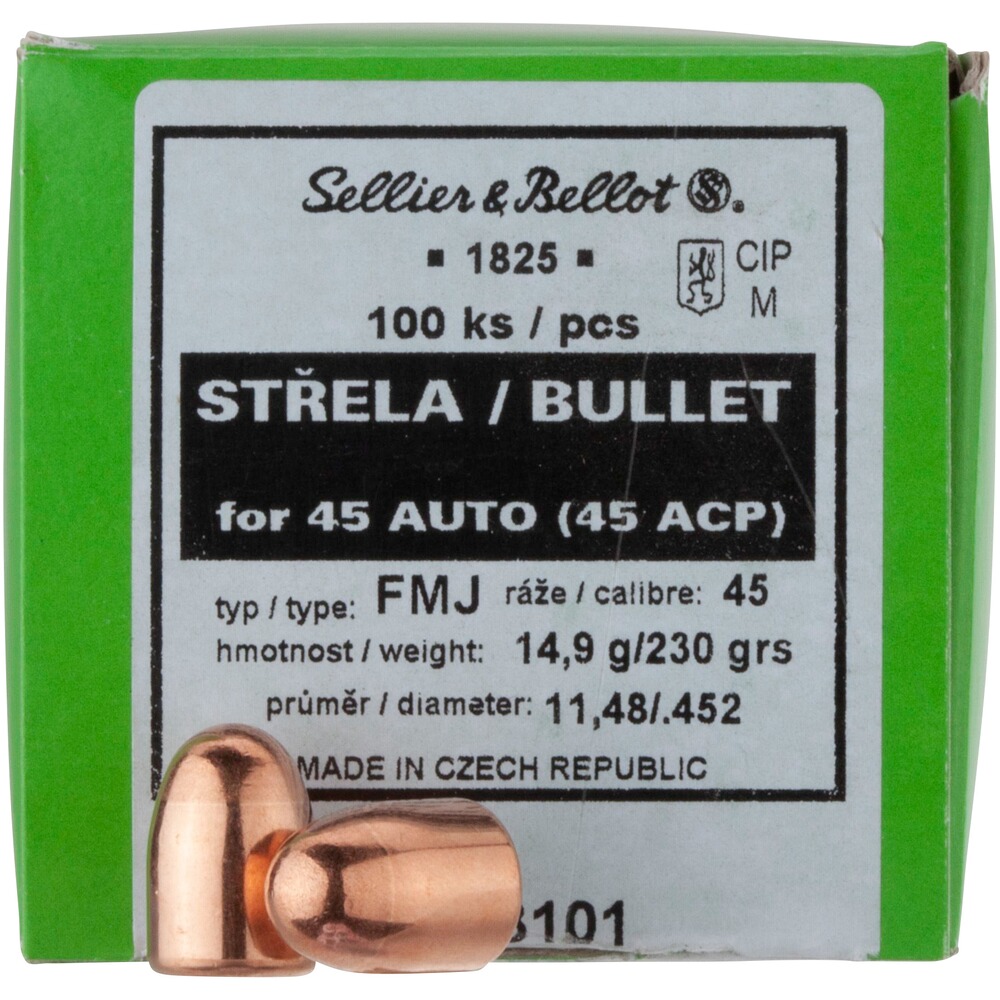 Geschosse .452 (.45 ) Vlm 14,9g/230grs.