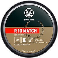 4,49mm Diabolo R 10 Match 0,53g, RWS