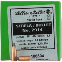 Balles .224 3,6g/55grs. TLM, Sellier & Bellot