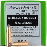 Bullets .264 9.1g/140grs. Tlm, Sellier & Bellot