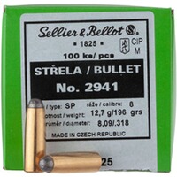 Geschosse .318 Tlm 12,6g/195grs., Sellier & Bellot
