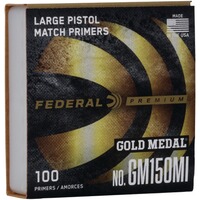 Primer Match Large Pistol, Federal Ammunition