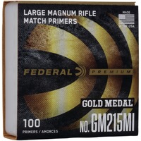 Primer Match Large Magnum Rifle, Federal Ammunition