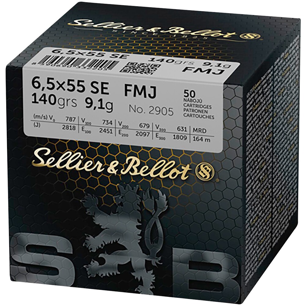6,5x55 Vollmantel 9,1g/140grs.