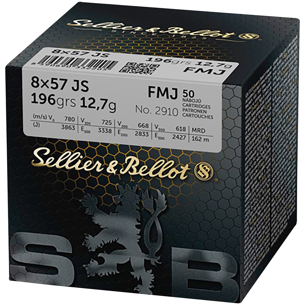 8x57 IS Vollmantel 12,7g/196grs.