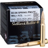 .30-06 Spr. Vollmantel 11,7g/180grs., Sellier & Bellot