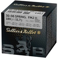 .30-06 Spr. Vollmantel 11,7g/180grs., Sellier & Bellot