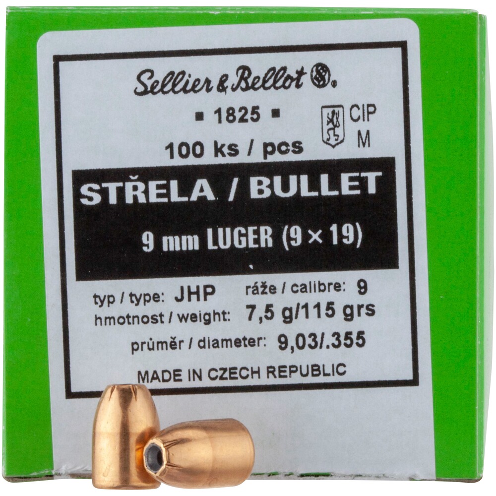 Geschosse .355 7,5g/115grs. HP