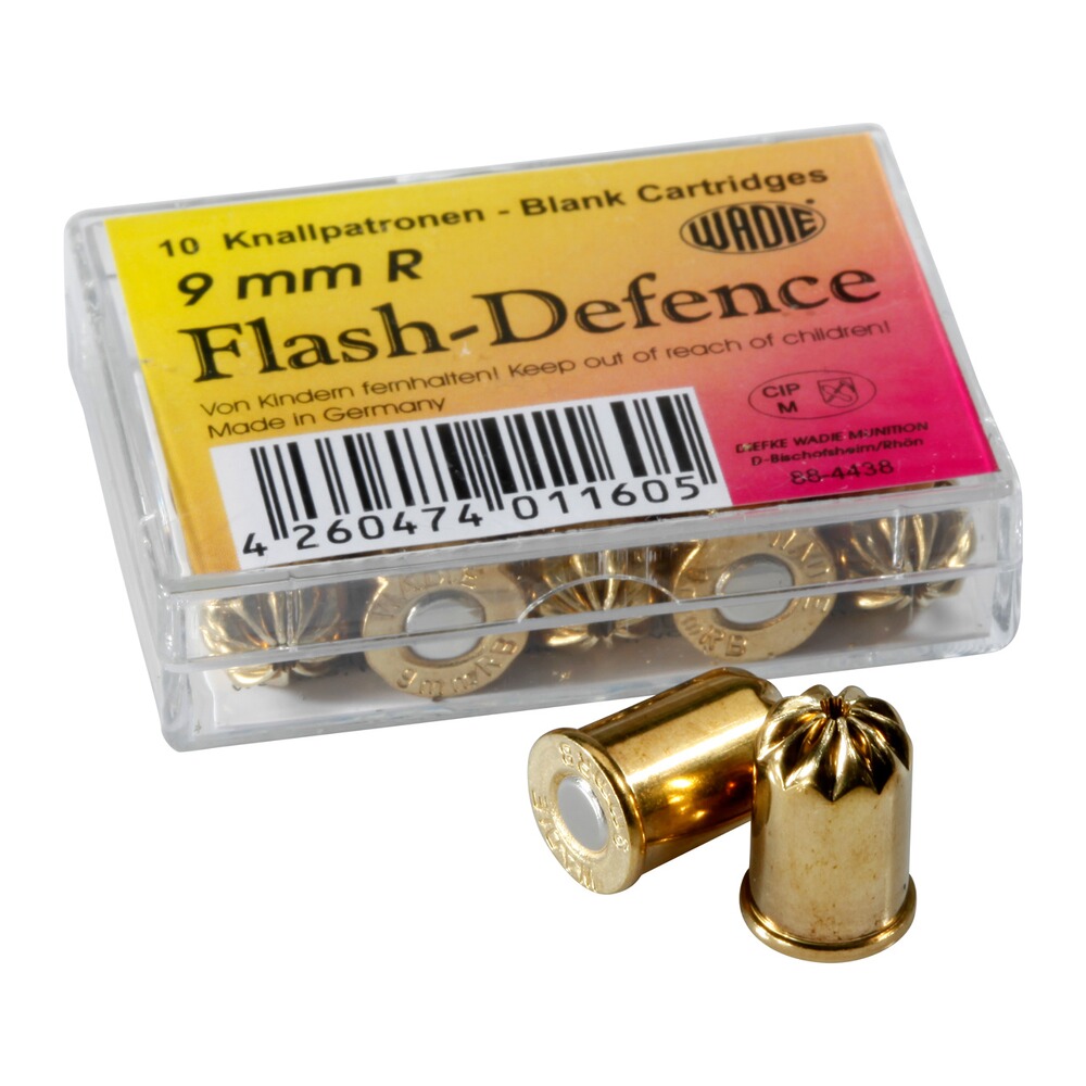 Knallpatronen 9 mm R Flash-Defence